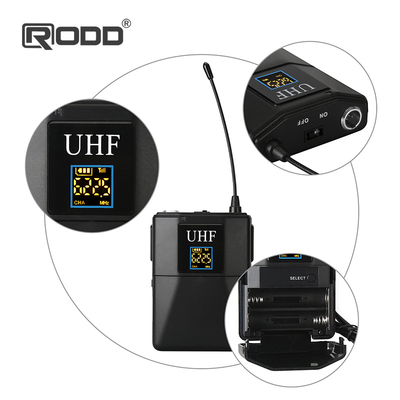 Máy trợ giảng UHF và micro cổ áo
