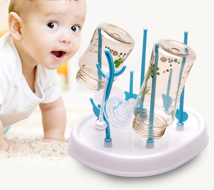 Khay úp bình sữa cho bé 