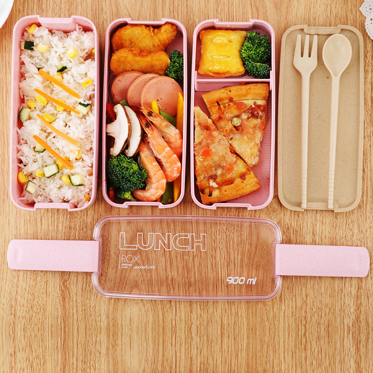 Hộp Cơm 3 Tầng Lúa Mạch