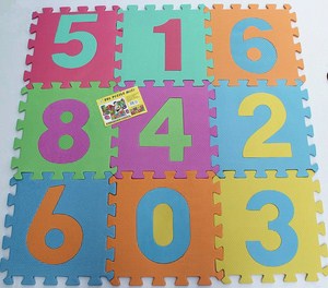 combo 10 miếng thảm số cho bé