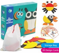 Đồ chơi ghép mô hình con vật bằng gỗ cho bé