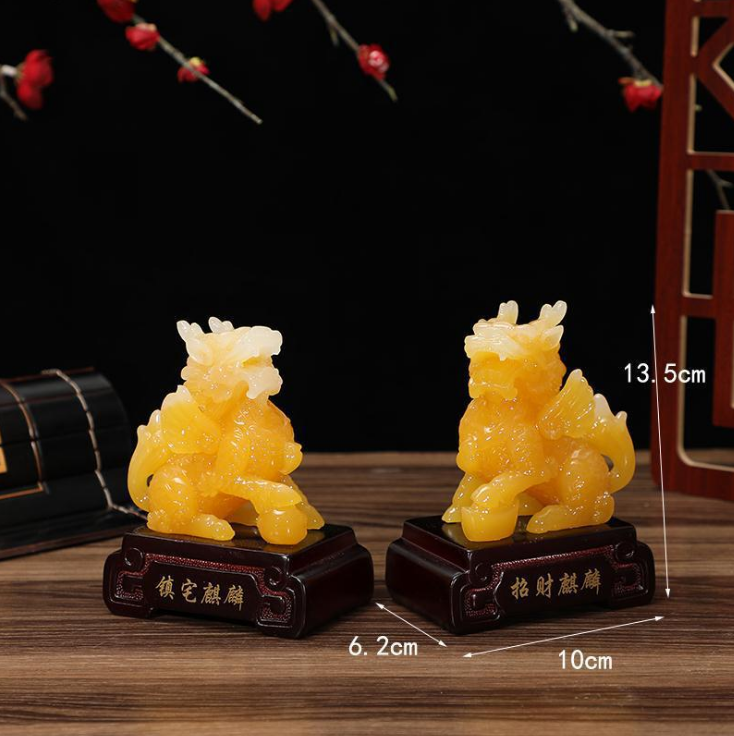 Combo 2 Tỳ Hưu màu xanh ngọc