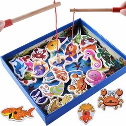 Câu cá hộp bằng gỗ