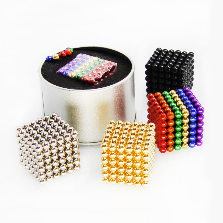 Bi nam châm tròn - bucky ball 5mm 6 màu