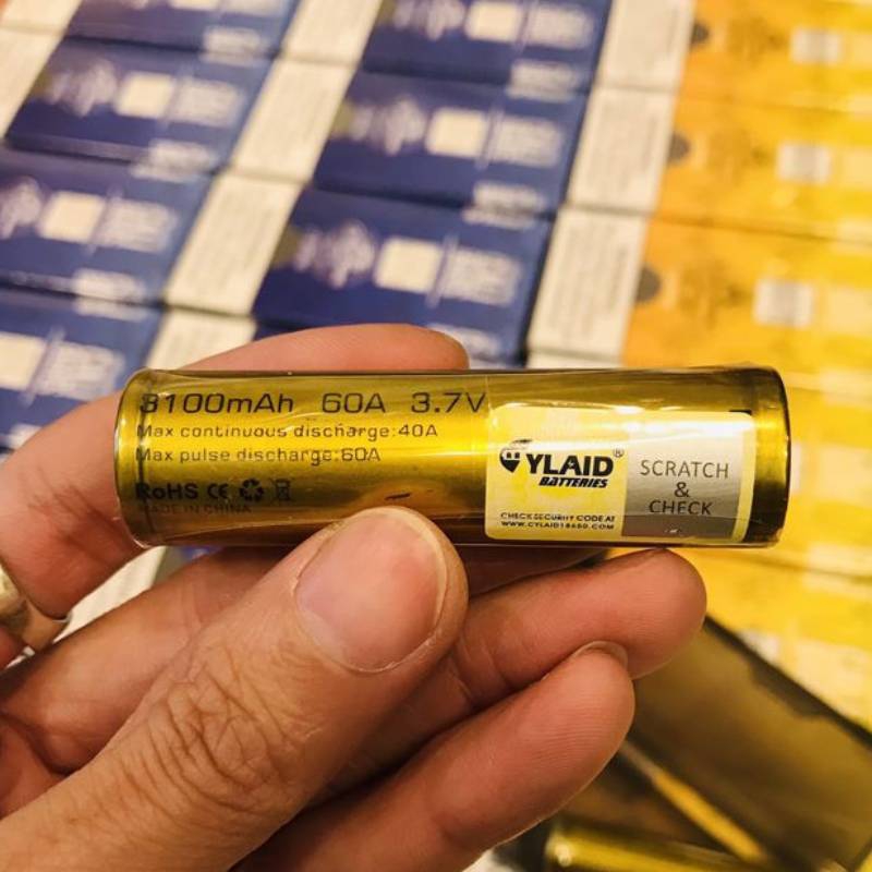 Pin Cylaid 18650 60A dung lượng 3100mAh