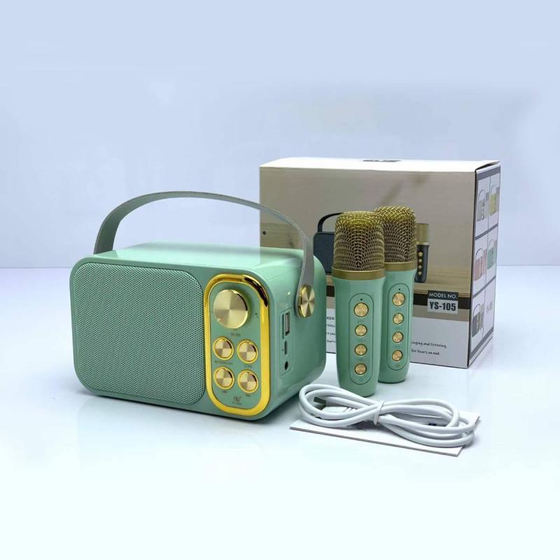 Loa karaoke mini YS-105 kèm 2 micro