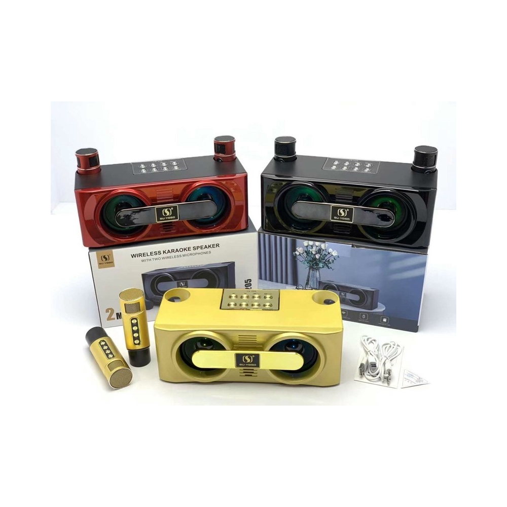 Loa karaoke mini Su Yosd YS-205 kèm 2 micro không dây