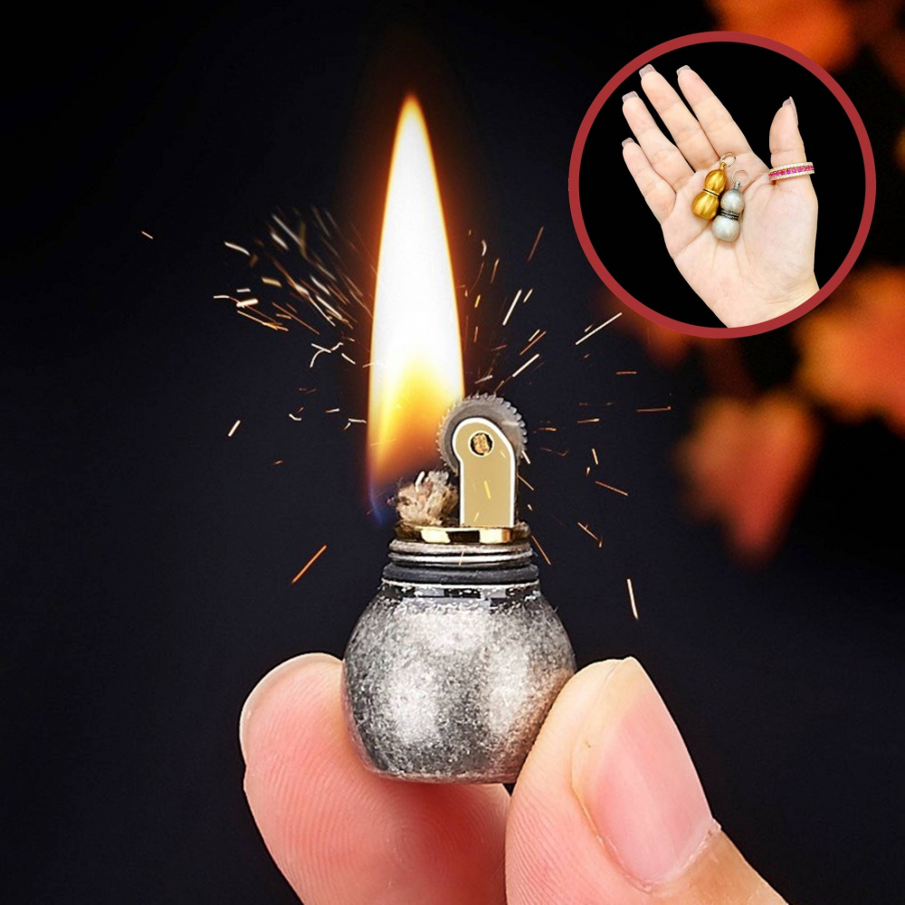 Bật lửa hình hồ lô mini xăng đá cổ