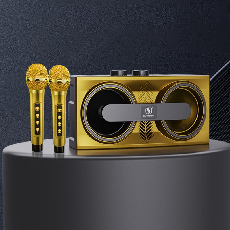 Loa karaoke YS-206 kèm 2 micro không dây
