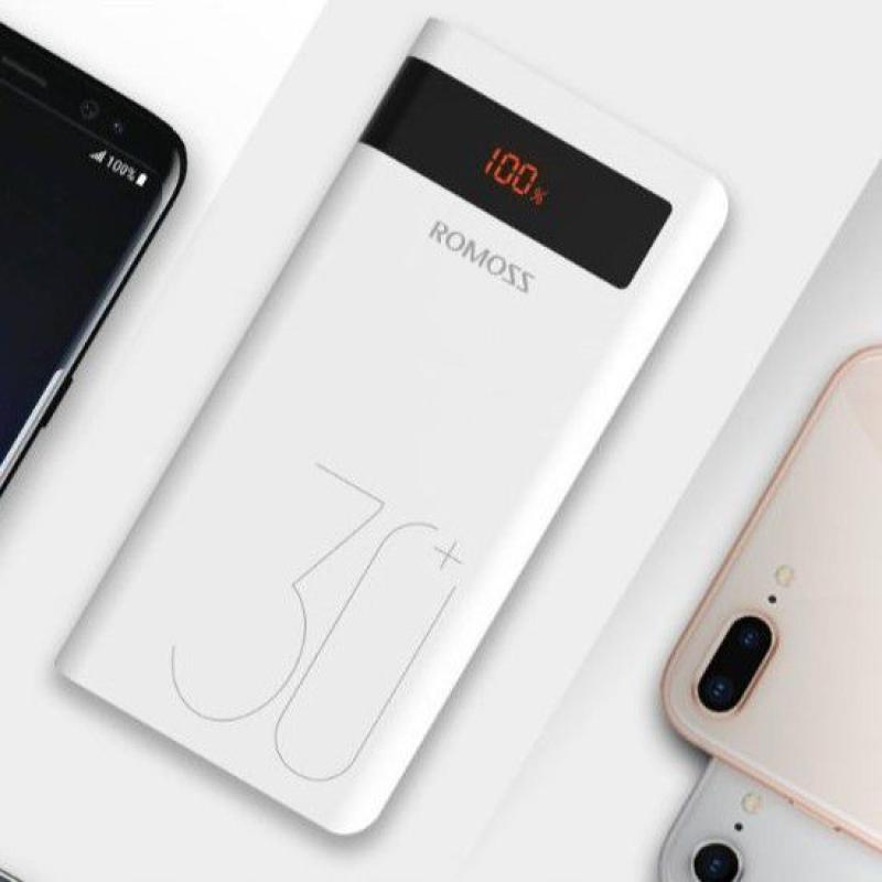 Sạc dự phòng Sense 8 plus 30.000mAh màn hình LED