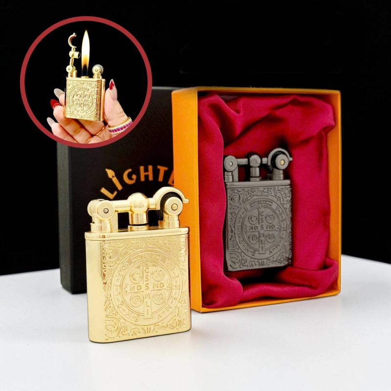 Bật lửa zorro z870 hình thánh giá constantine (có hộp) gas