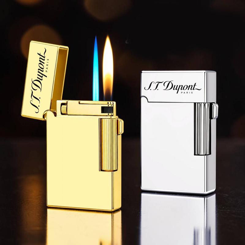 Bật lửa dupont 2 chế độ lửa trơn bóng m-114 gas