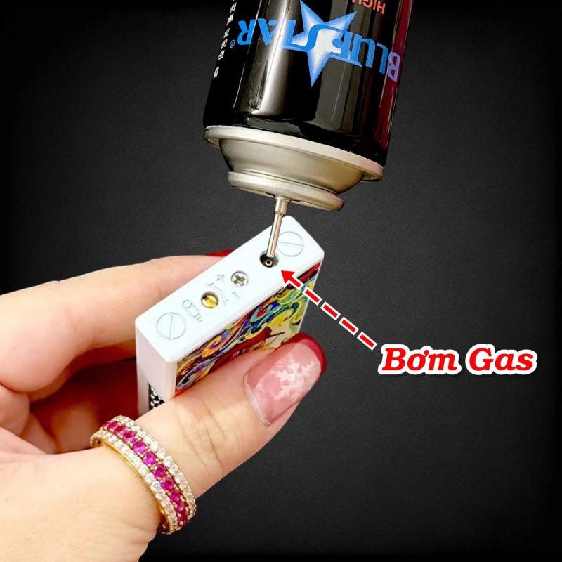 Bật lửa Dupont hình gói thuốc Marlboro đỏ m-98 gas