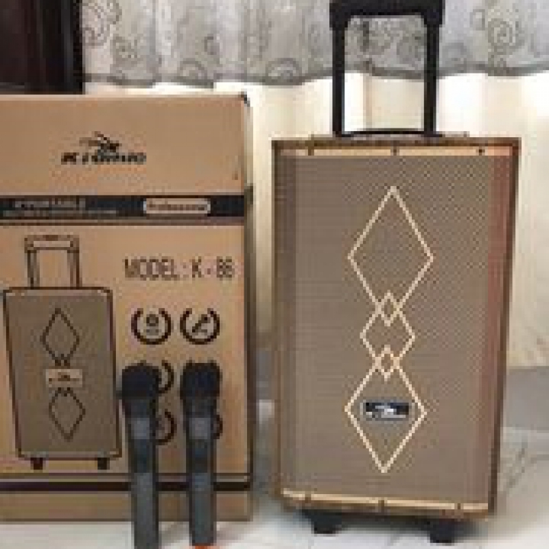 Loa karaoke Kiomic K86 chính hãng kèm 2 micro không dây