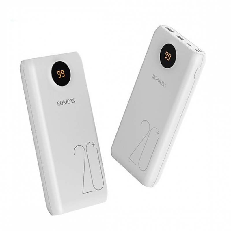 Pin sạc dự phòng Romoss SW20 pro 20.000mAh QC 3.0+PD chính hãng sạc nhanh
