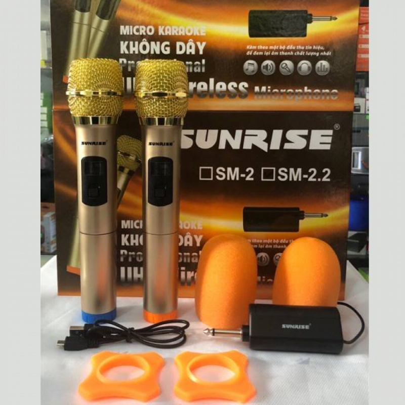 Bộ 2 mico không dây đa năng Shuae SM-2.2