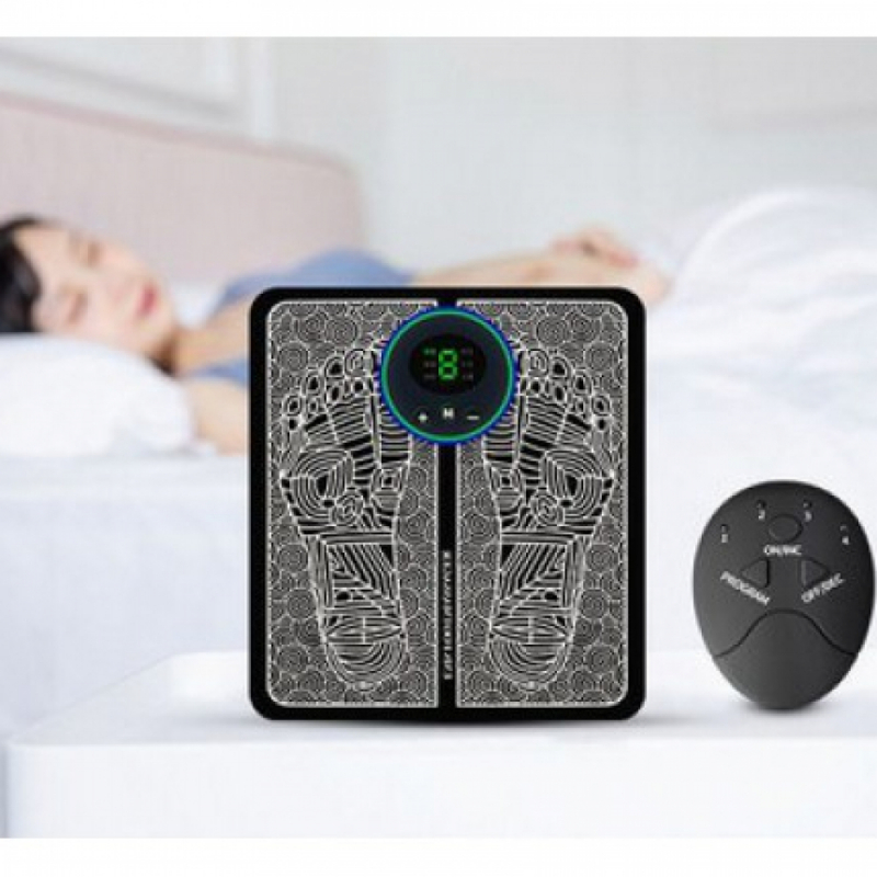 Thảm massage chân EMS sạc usb kèm remote