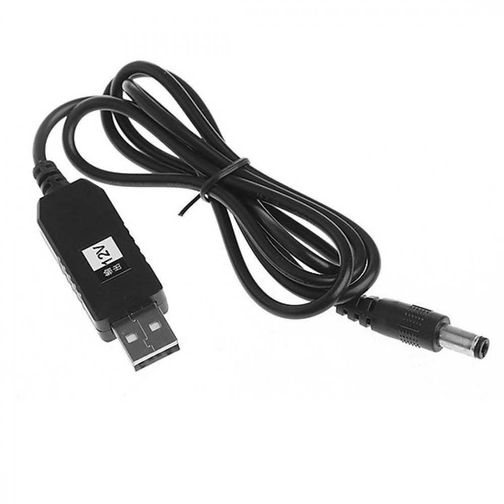 Cáp chuyển nguồn 5V ra 9V/12V cổng USB ra jack chân tròn 5.5mm dùng cho loa, camera, modem phát wifi (cúp điện vẫn có wifi)