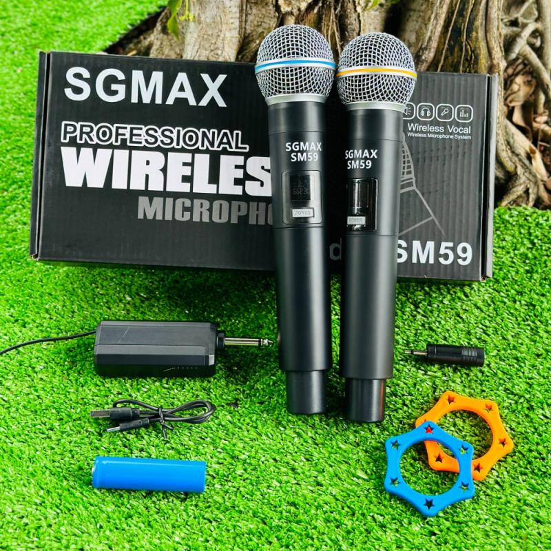 Micro karaoke SGMax SM59 - micro không dây pin sạc