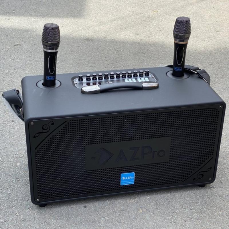 Loa karaoke AZPro AZ-328 bass đôi kèm 2 micro