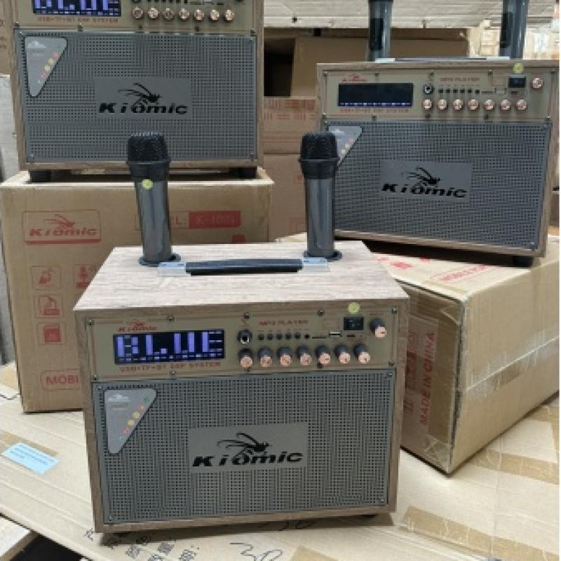 Loa xách tay Kiomic K1021 kèm 2 micro