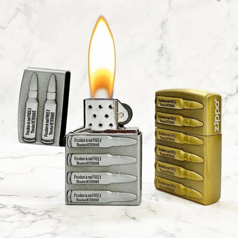 Bật lửa Zippo hình 6 viên đạn G10 - (xài gas)