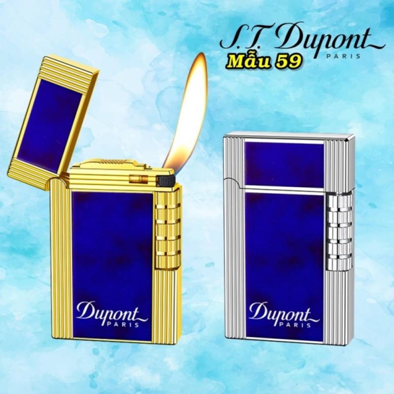 Bật lửa dupont màu xanh dương