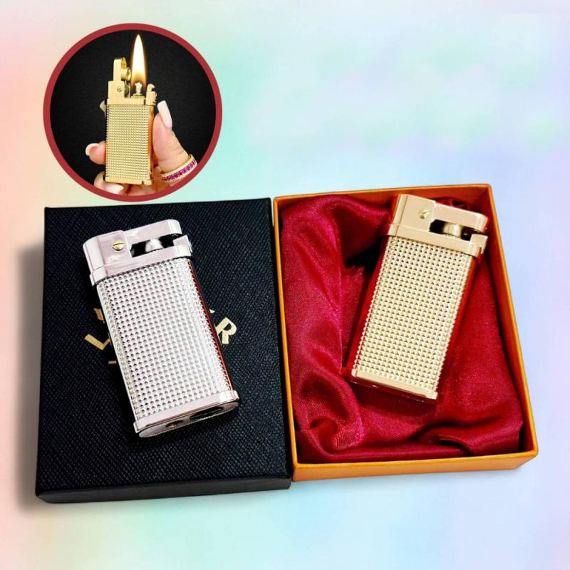 Bật lửa xăng đá Zorro z850 vân kim cương (có hộp) - (xài xăng)