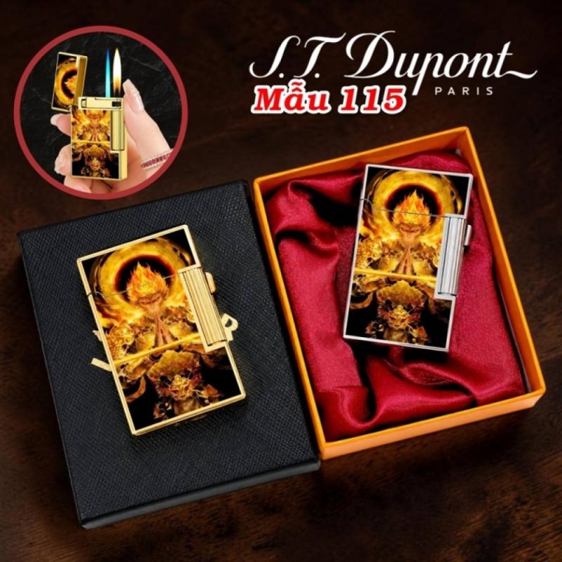 Bật lửa Dupont Wukong 2 chế độ lửa M-115 có hộp gas