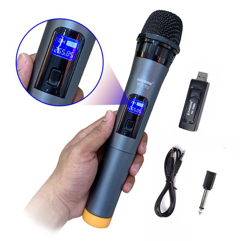 Micro đa năng Zansong V12 chính hãng màn hình LCD