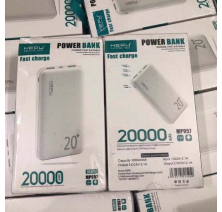Pin sạc dự phòng 20.000mAh HEPU MP957 chính hãng