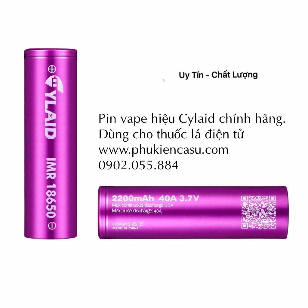 Pin vape 1 viên CYLAID chính hãng