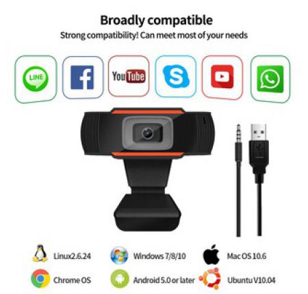 WEBCAM KẸP 480P CÓ MICRO FULL HD